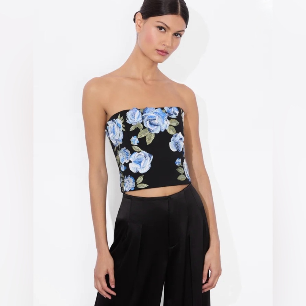 Alice and Olivia Cece Embellished Top size 4